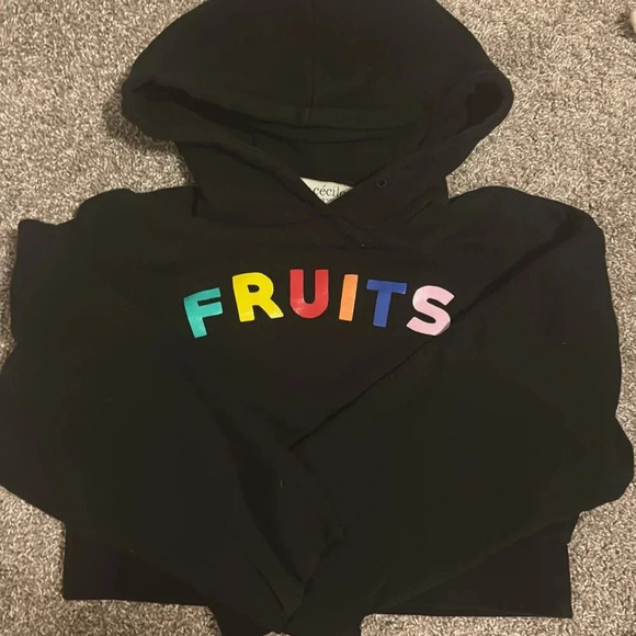 ETRE CECILE
Être Cécile Fruits Hooded Sweatshirt - Black - Picture 6 of 6